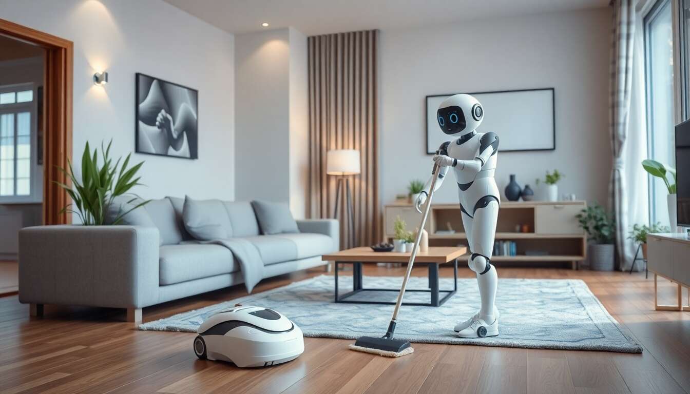Avantages d'un robot de service à la maison