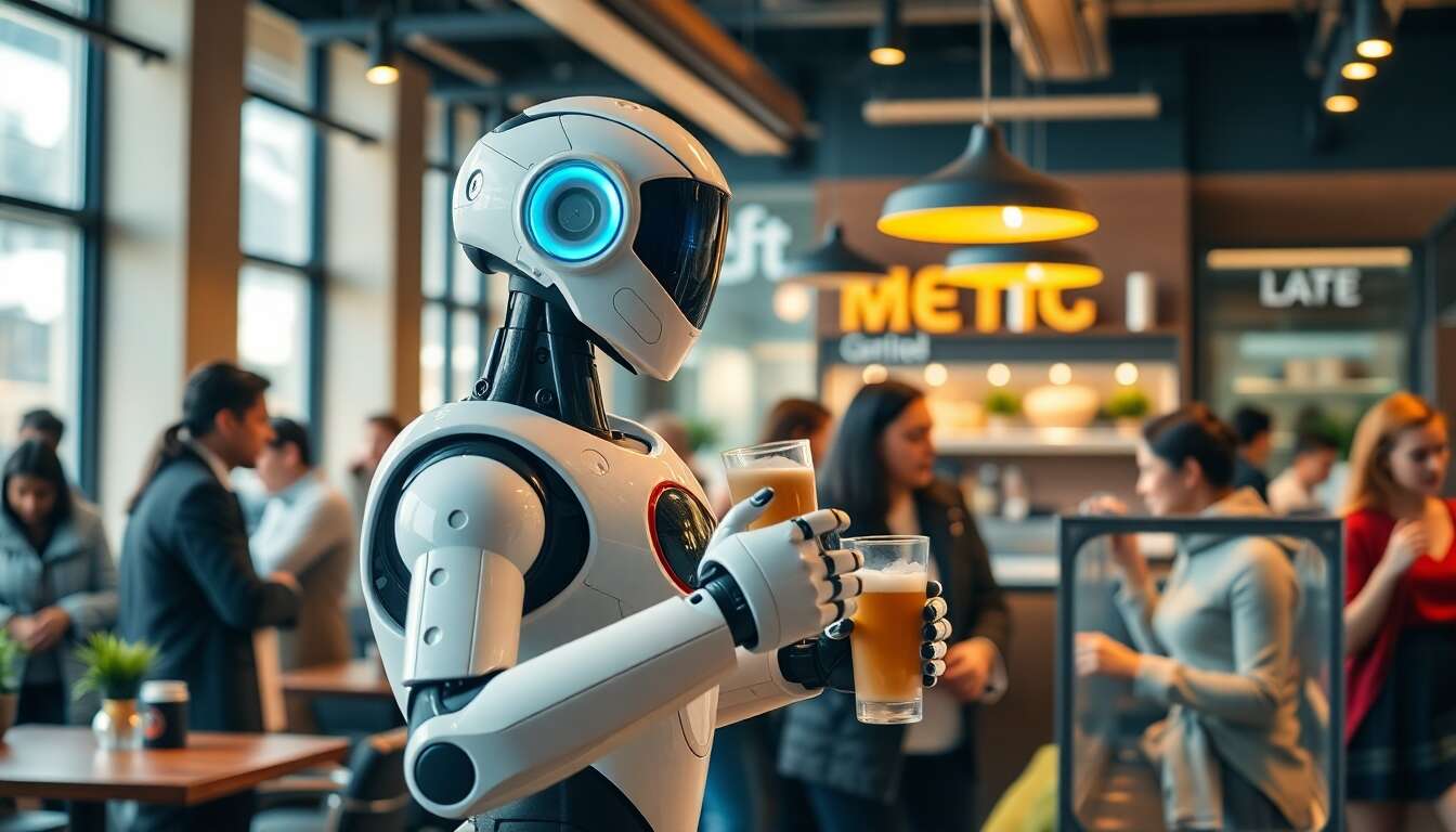 Robots de service : économies et efficacité
