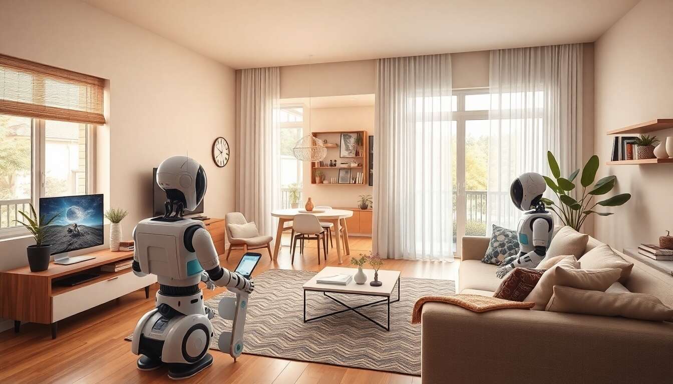 Robots et connectivité : la maison intelligente