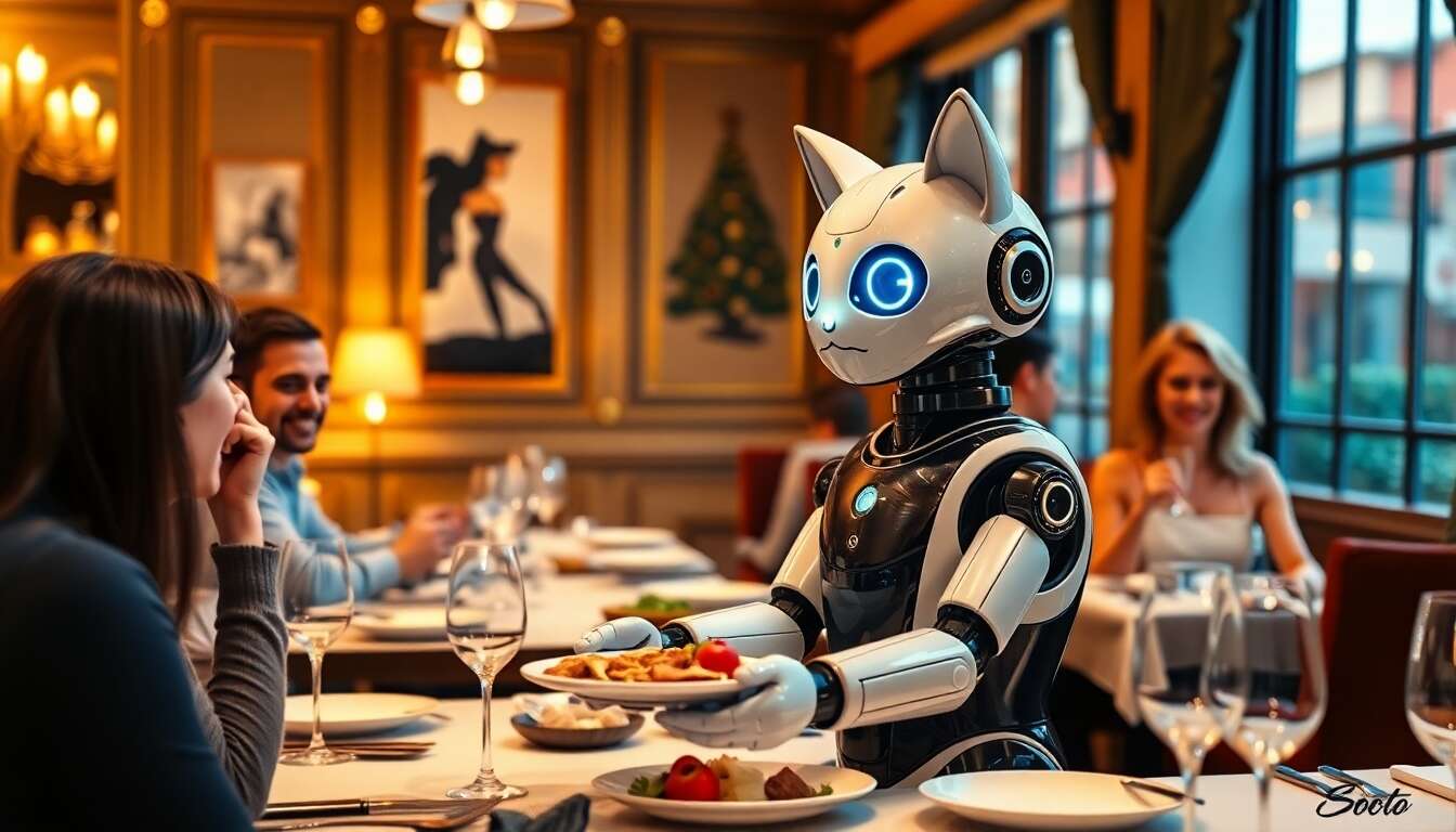 « BellaBot, le robot serveur qui séduit les clients » : testé dans 10 restaurants français