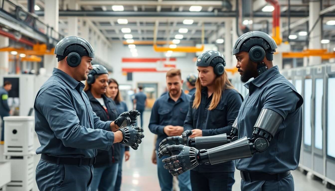 Essor des robots collaboratifs dans l'industrie