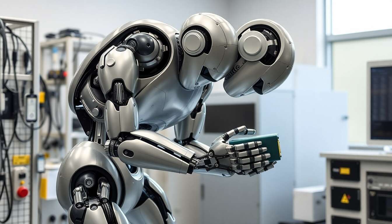 Travail non-stop : ce robot humanoïde se contorsionne pour changer sa batterie