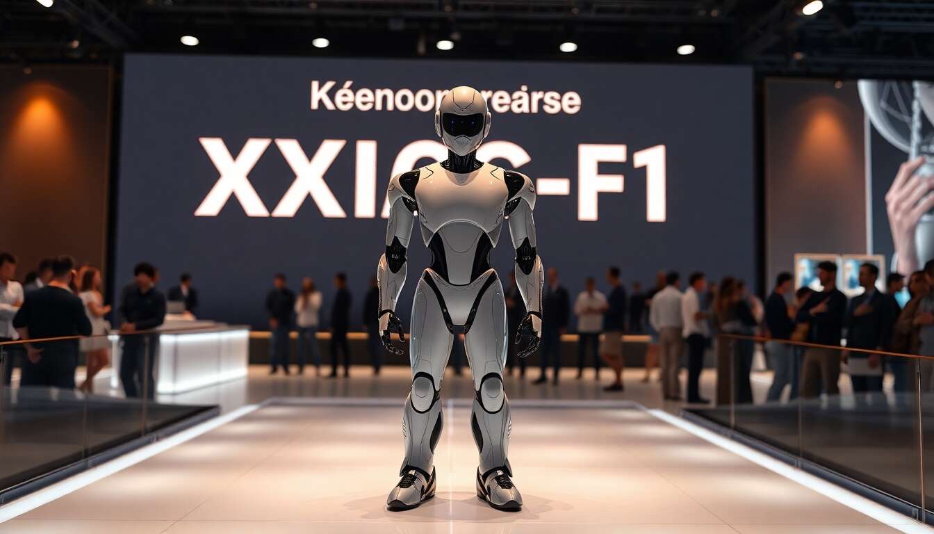Le robot xman-f1 dévoilé au waic 2025