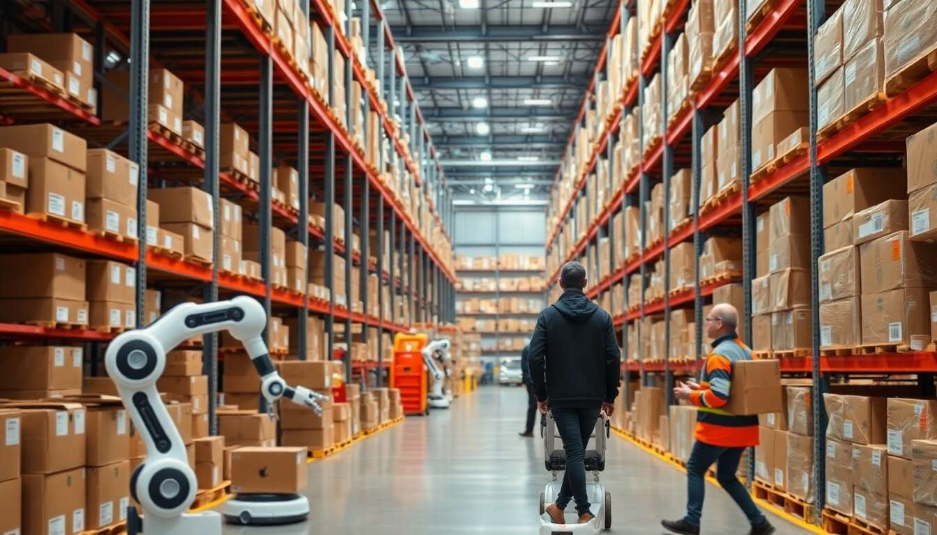 Optimisation des chaînes logistiques : le rôle clé des robots
