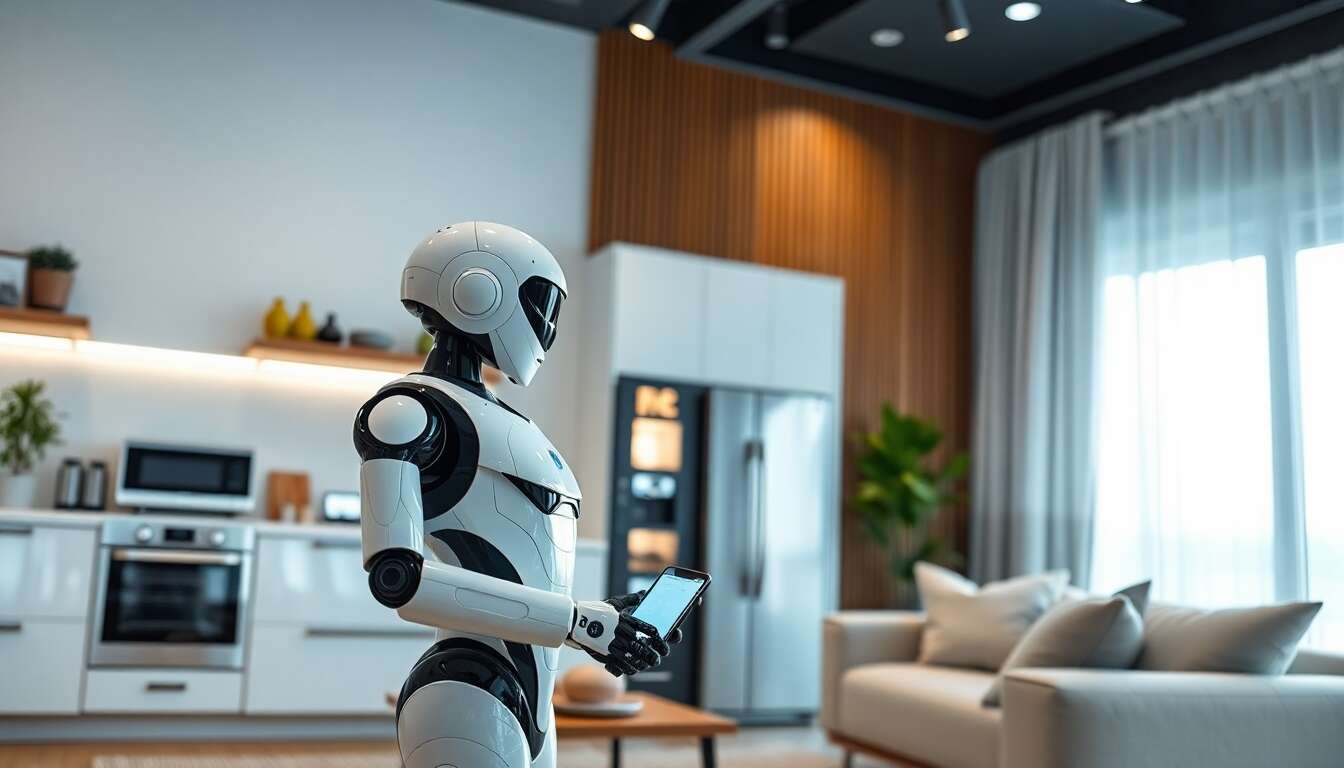 Robots et intelligence artificielle : vers une maison plus intelligente Robots et intelligence artificielle : vers une maison plus intelligente
