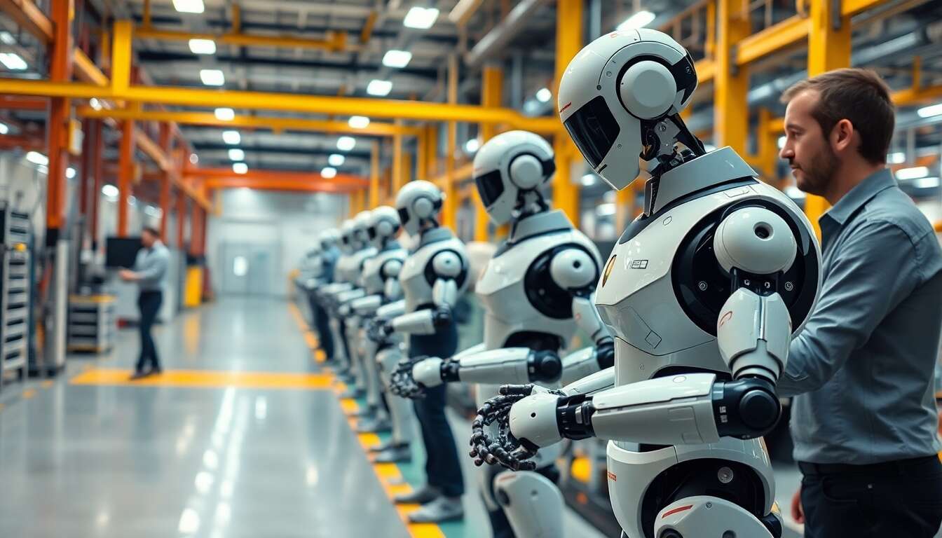 Déploiement des robots humanoïdes dans les usines renault