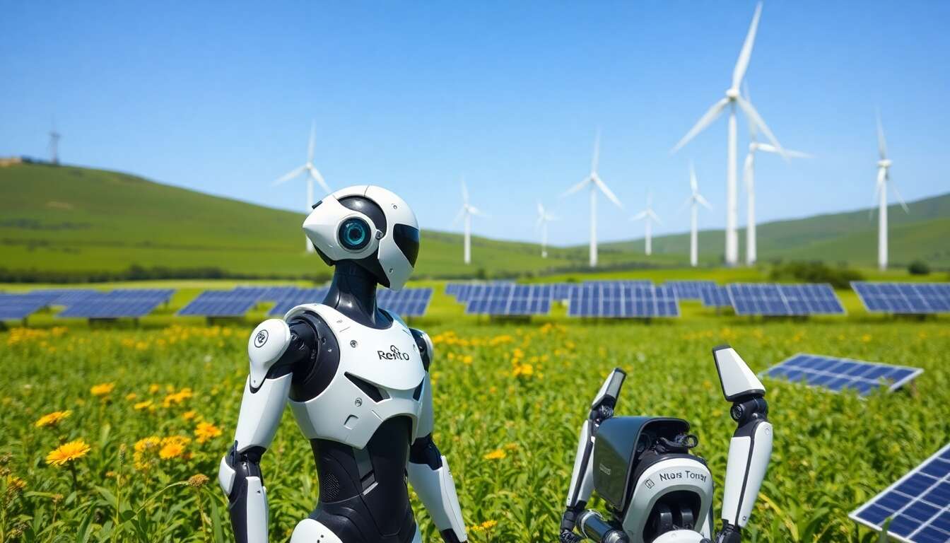 Intégration des énergies renouvelables et robots : un duo gagnant Intégration des énergies renouvelables et robots : un duo gagnant