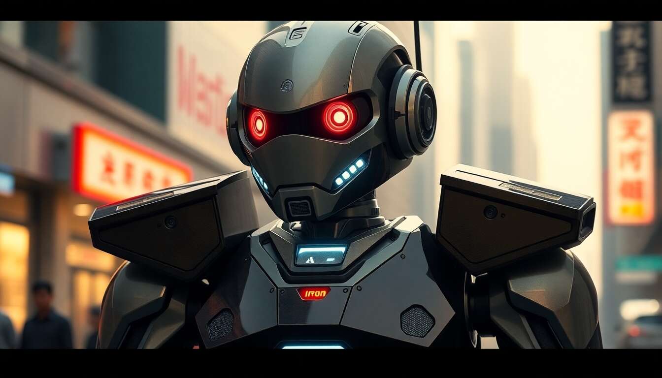 Présentation d'iron : un robot chinois ultra-réaliste Présentation d'iron : un robot chinois ultra-réaliste