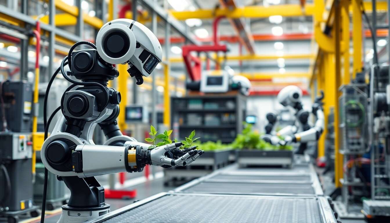Avantages des robots industriels pour une production durable Avantages des robots industriels pour une production durable