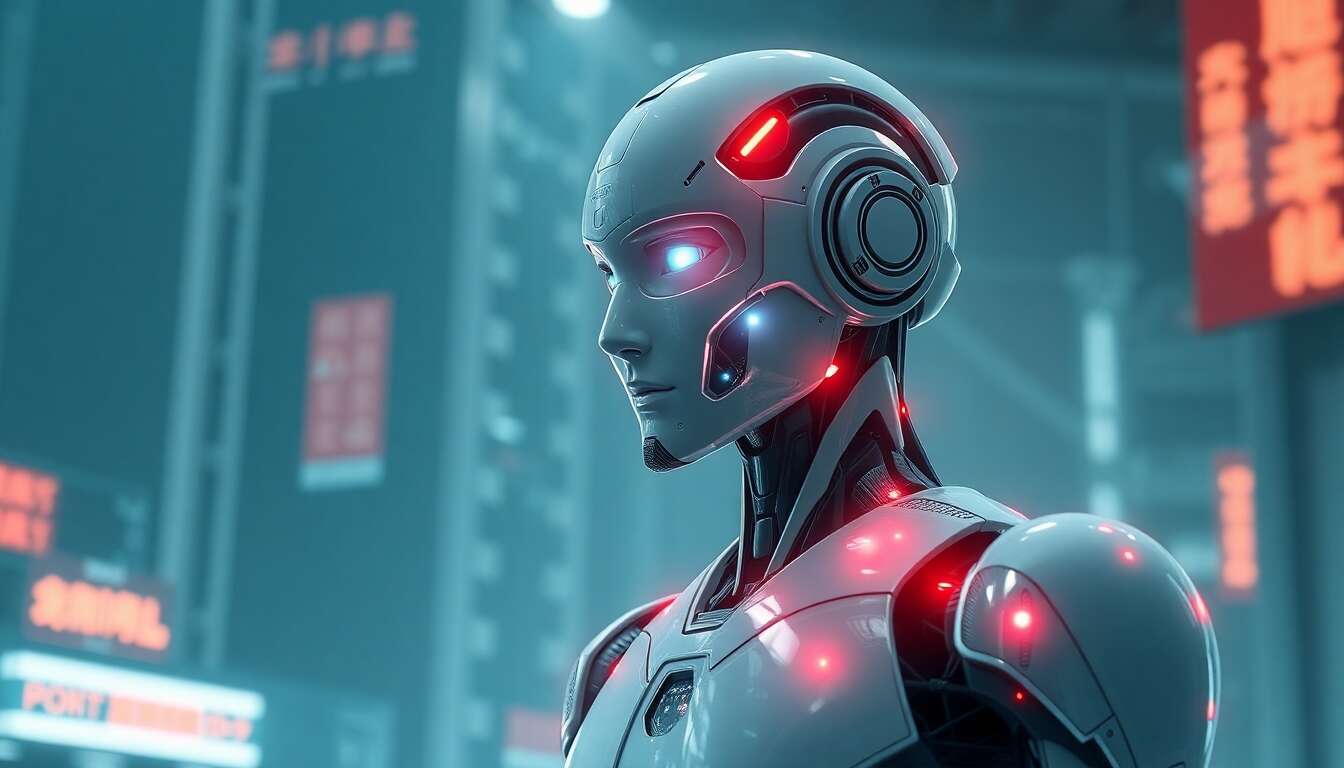 Pr&eacute;sentation du robot humano&iuml;de chinois