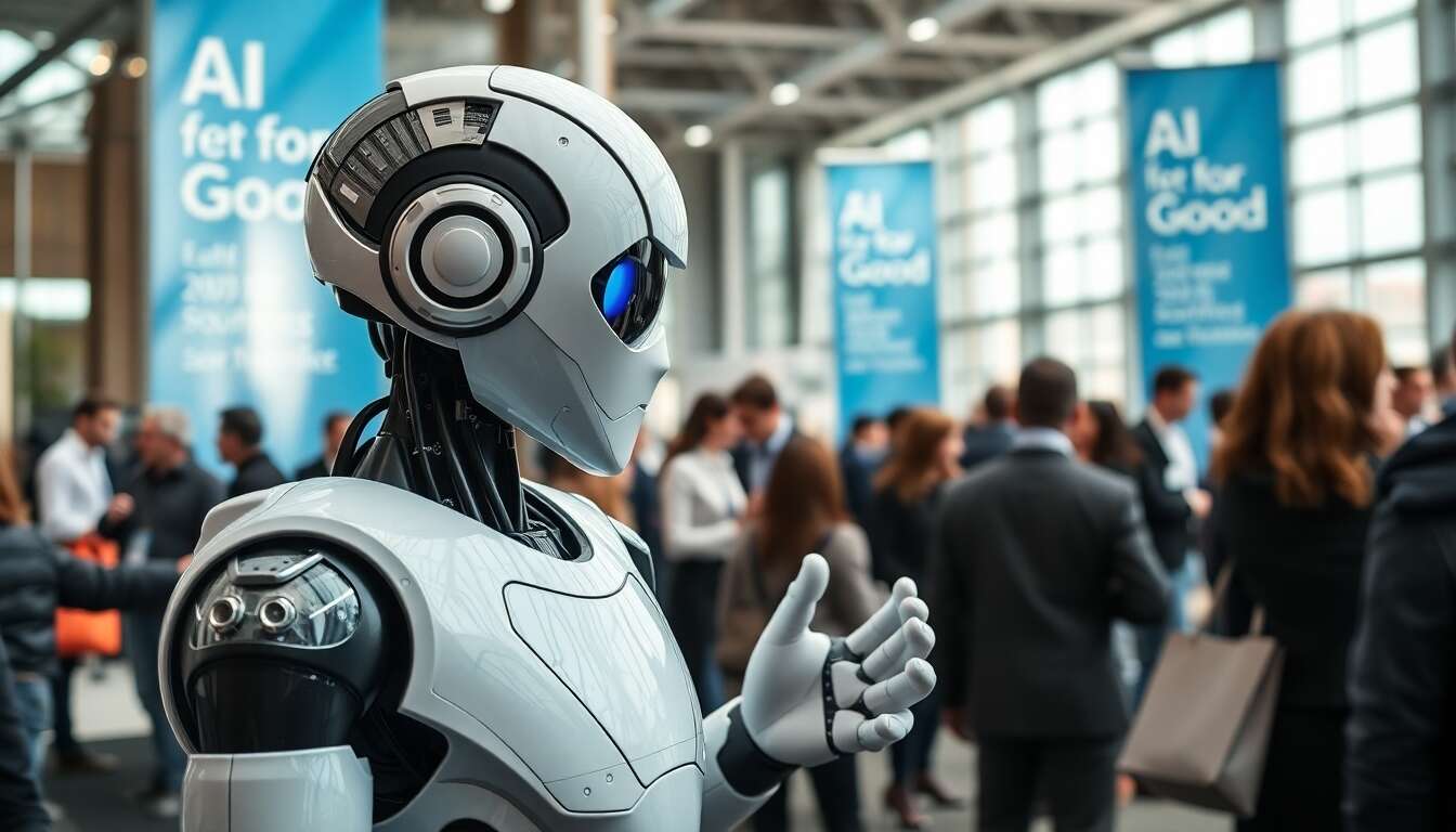 À Genève, IA et robots humanoïdes au cœur du salon AI for Good