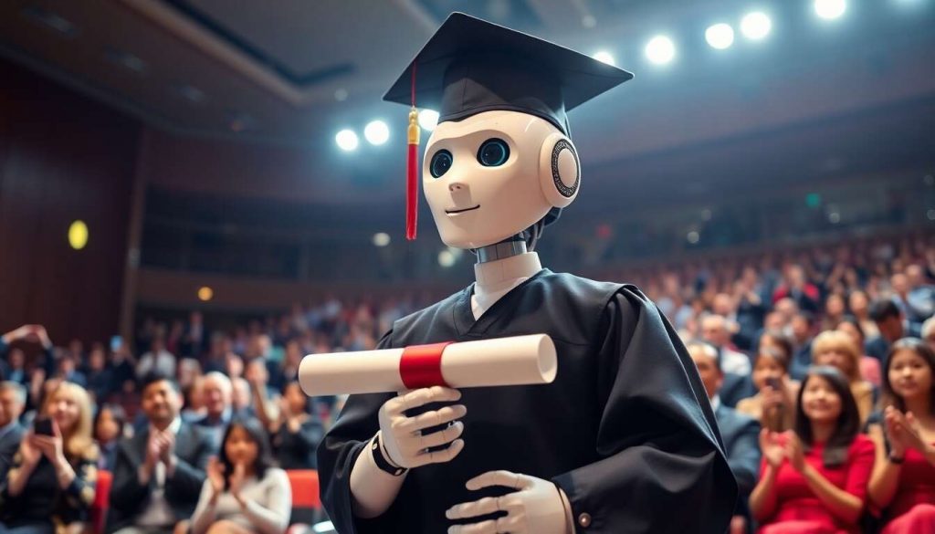 Un robot chinois vient chercher son diplôme du bac : buzz sur les réseaux