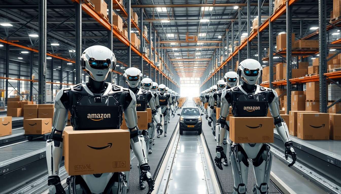 Amazon prépare une armée de robots humanoïdes pour la livraison de colis