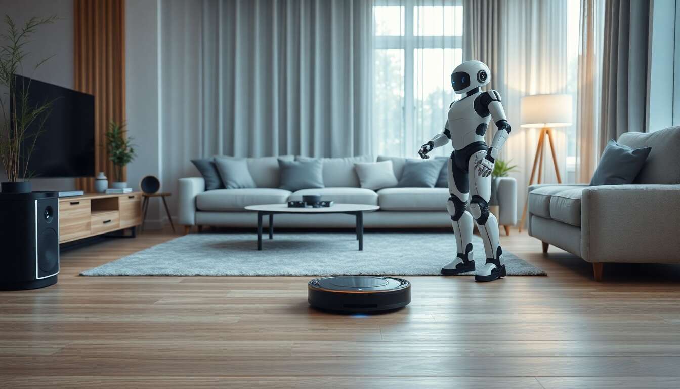 L'avenir des robots domestiques et la domotique intelligente