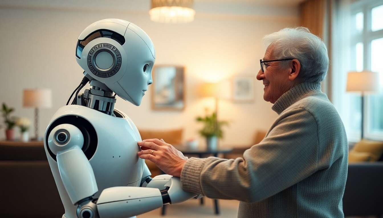 Vers une cohabitation entre humains et robots dans les soins aux seniors Vers une cohabitation entre humains et robots dans les soins aux seniors