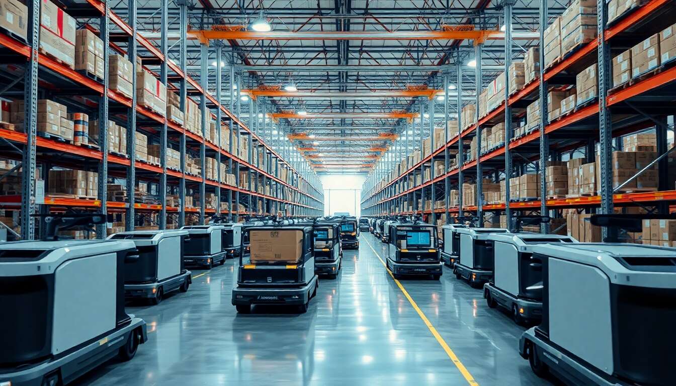 Les chariots automatisés, moteurs de la logistique moderne Les chariots automatisés, moteurs de la logistique moderne