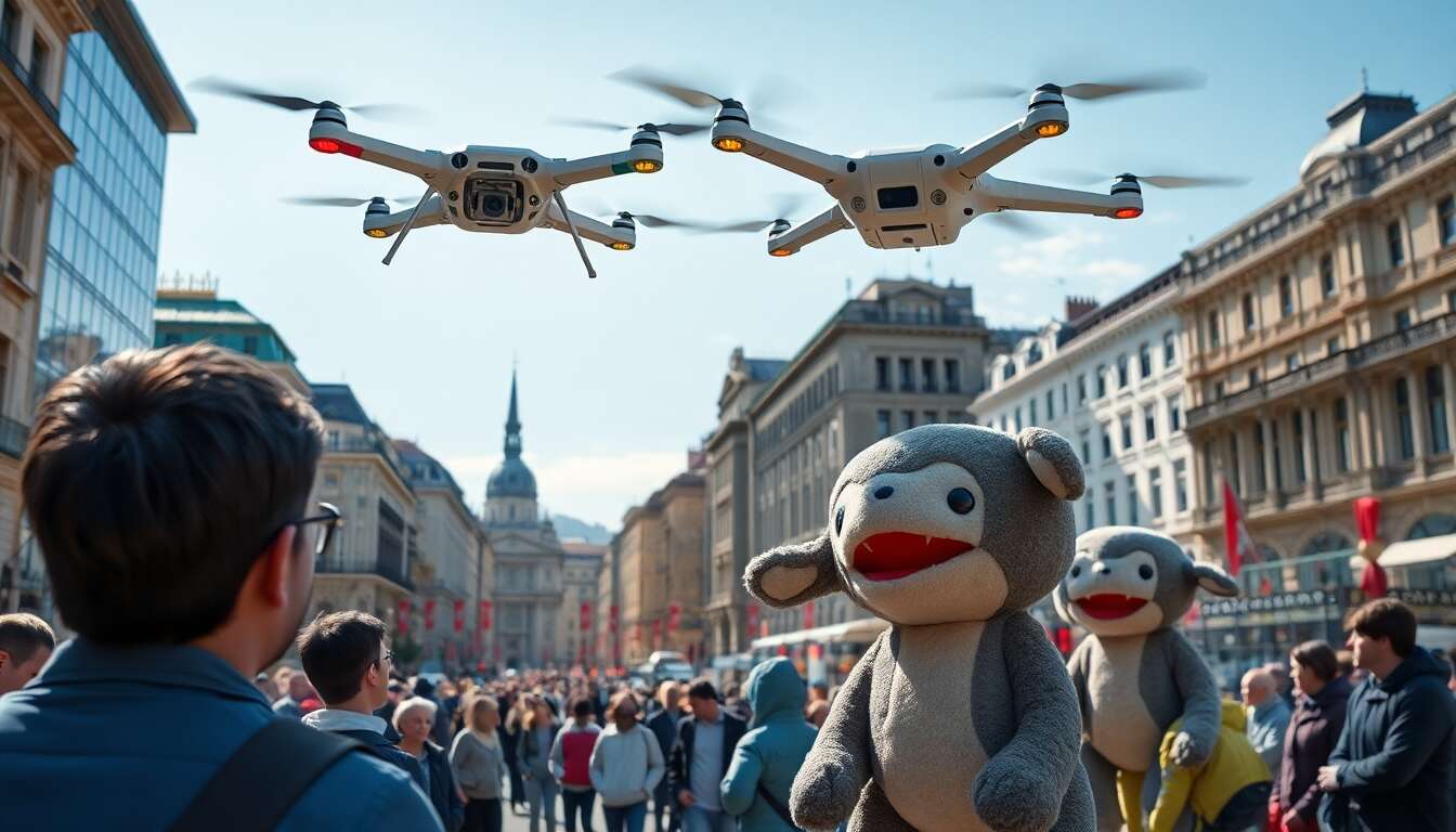 Drones futuristes : des d&eacute;monstrations spectaculaires &agrave; ne pas manquer