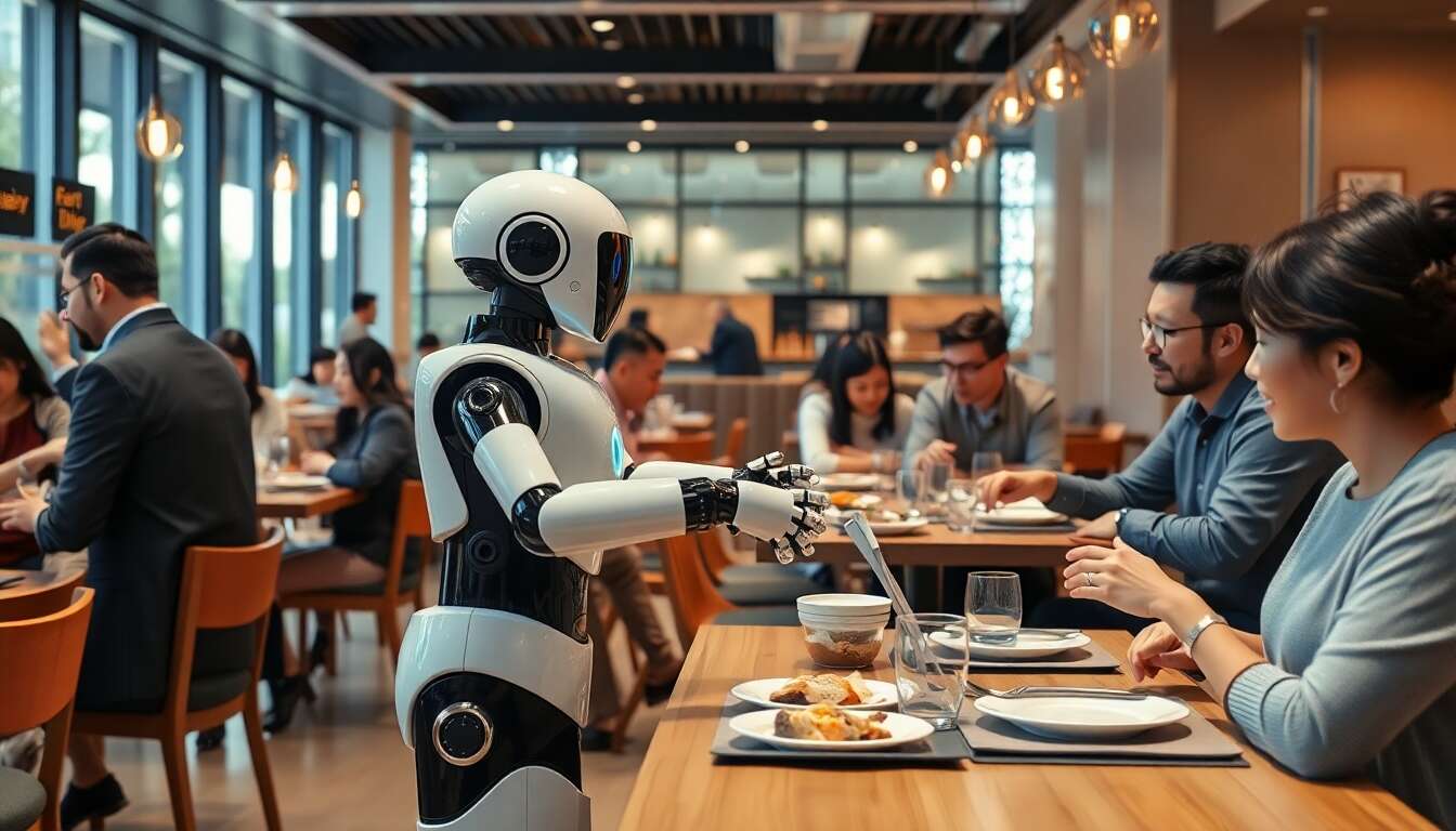 Robotique de service : L'IA générative rend les robots Pudu plus humains que jamais.