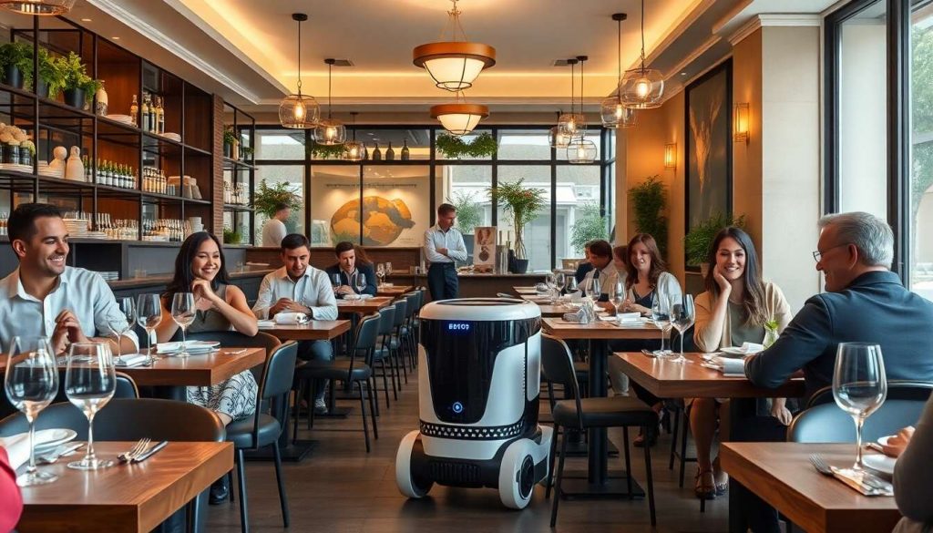 Restauration bordelaise : Pourquoi le BellaBot Pro devient le meilleur allié des serveurs en Gironde.