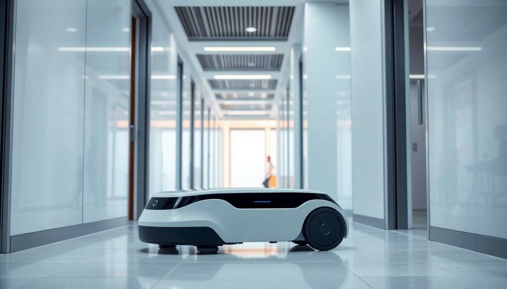 Smart-Robots dévoile le Pudu SH1 : l'autolaveuse compacte pour les zones difficiles.