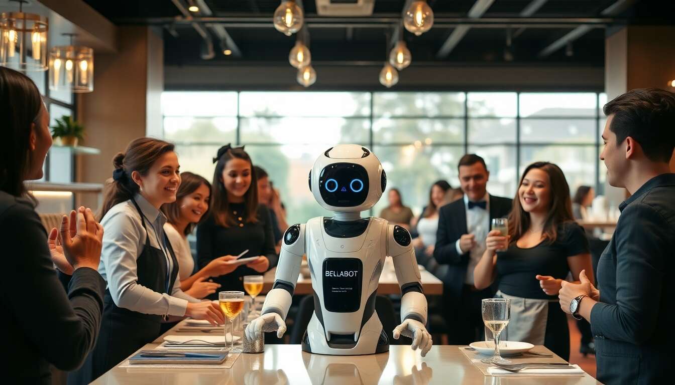 R&eacute;actions des clients et du personnel face aux robots
