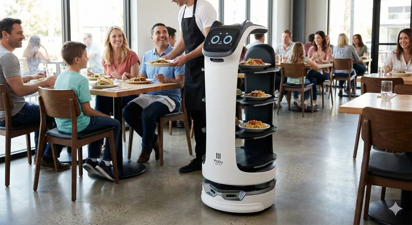 Robot serveur BellaBot Pro