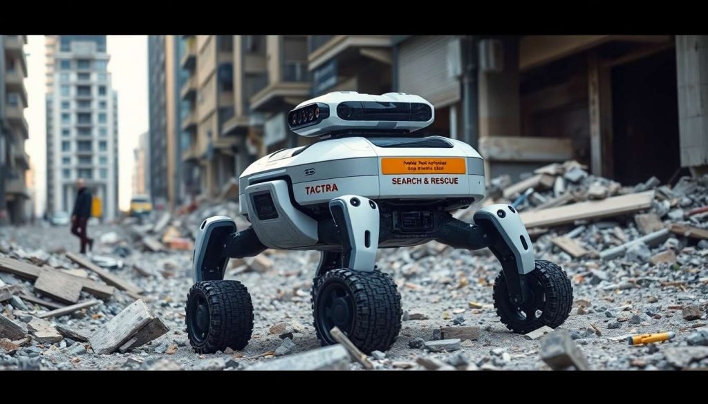 Impact des robots autonomes sur les opérations de secours