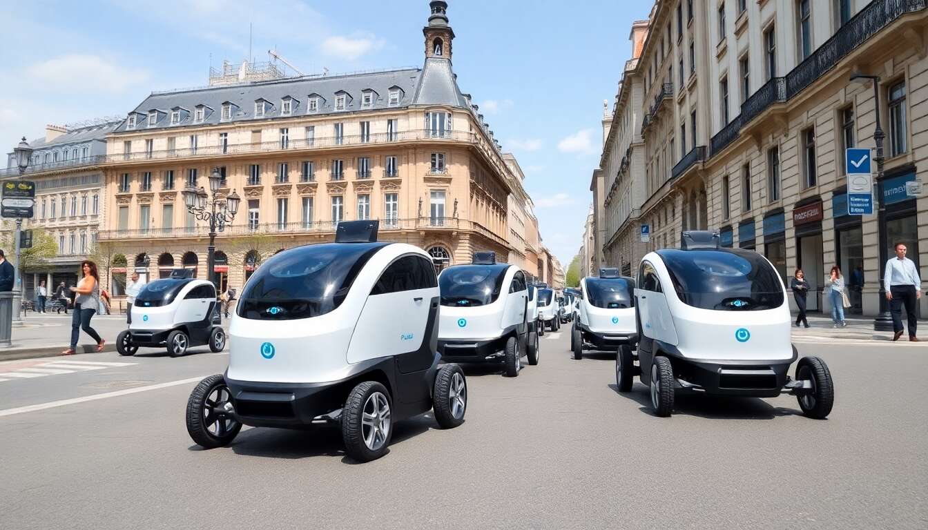 Lancement de la flotte pudu cc1 &agrave; bordeaux