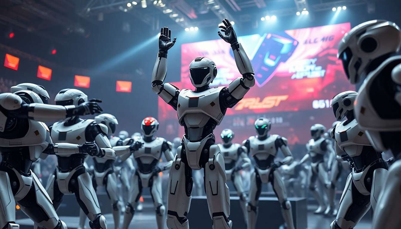 Tournoi mondial : un stratège IA bat ses rivaux dans un match de robots humanoïdes