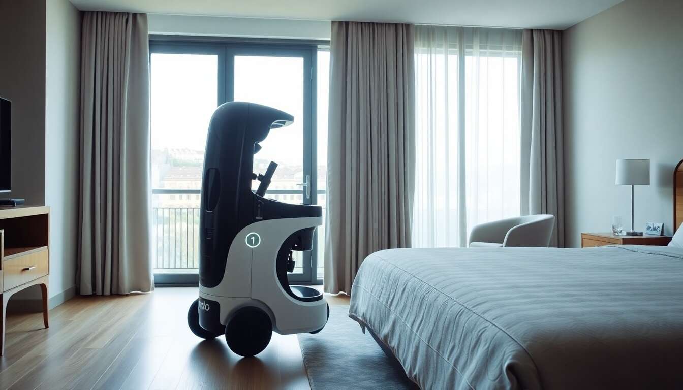 Hôtels à Bordeaux : Améliorez votre Room Service avec les robots de livraison intelligents de Smart Robots.