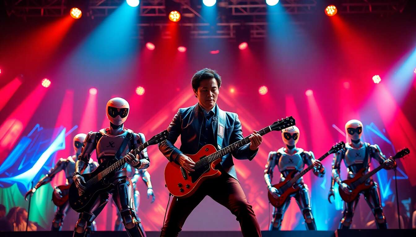 Wang leehom et les robots : une collaboration inattendue