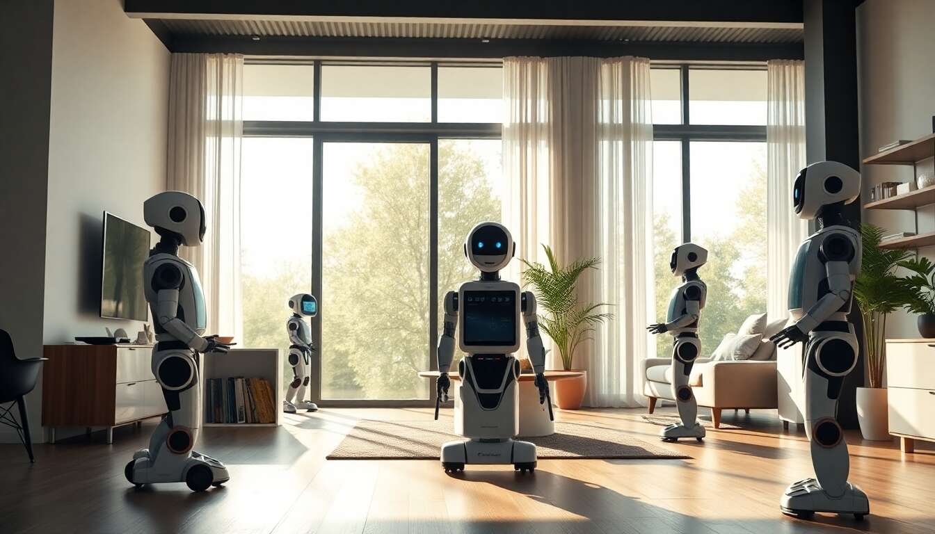Robots connectés : transformation des foyers intelligents