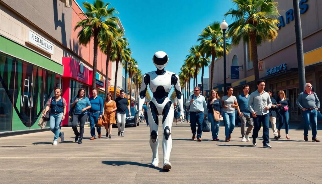Un robot humanoïde drague dans les rues de L.A. : la vidéo qui affole les réseaux