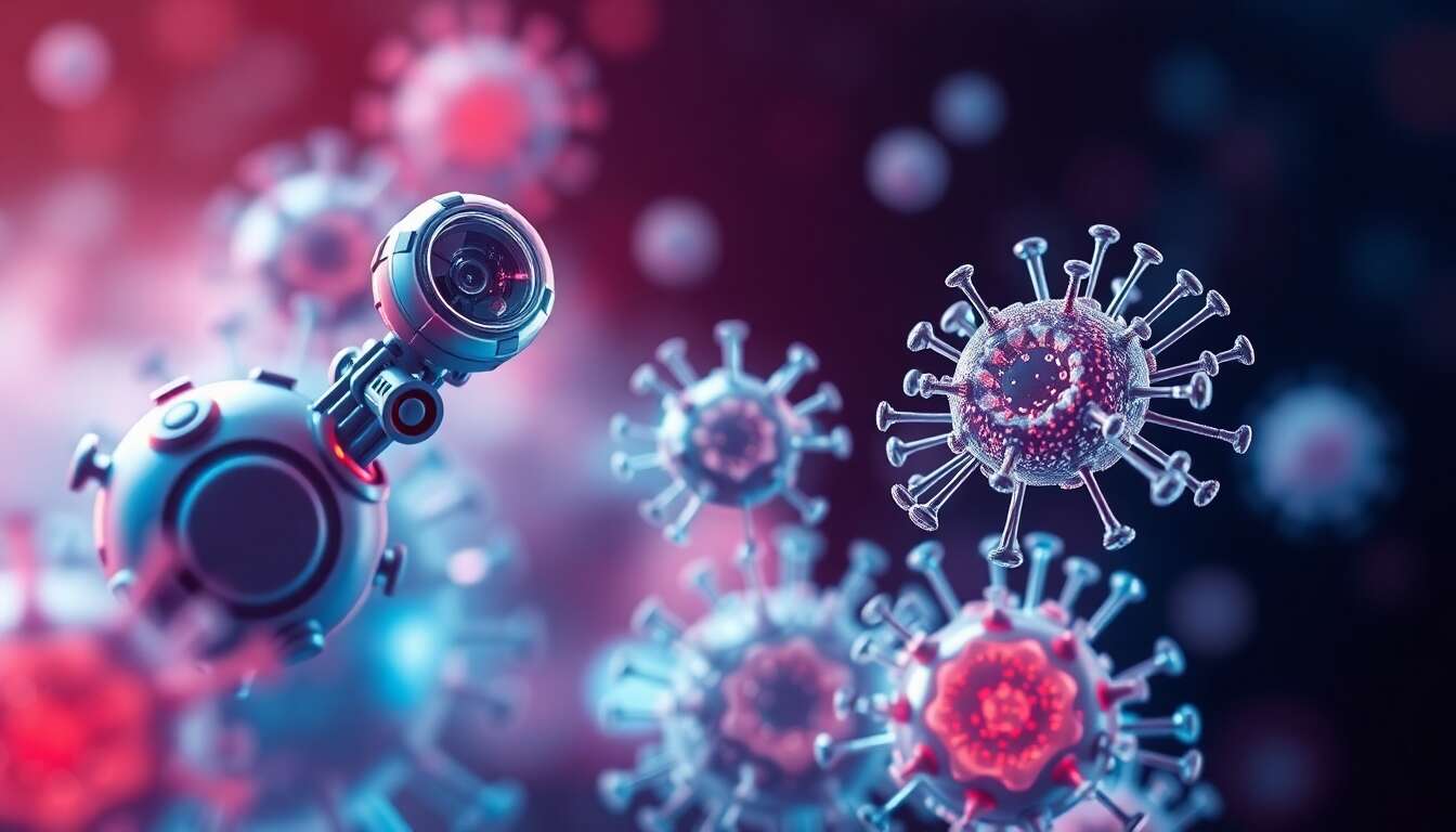 Int&eacute;gration des nanorobots et syst&egrave;me immunitaire