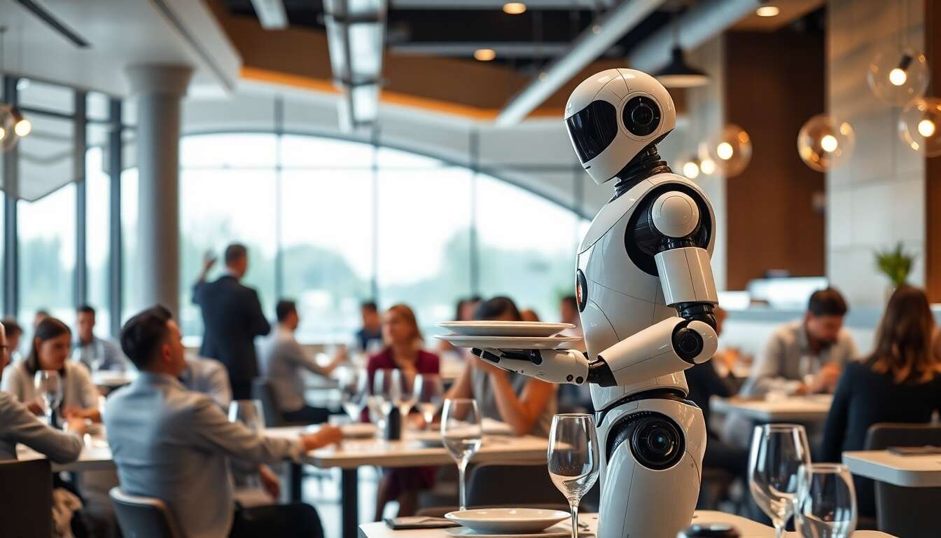 Pénurie de personnel en Nouvelle-Aquitaine : Les solutions de robots serveurs testées par les restaurateurs locaux.